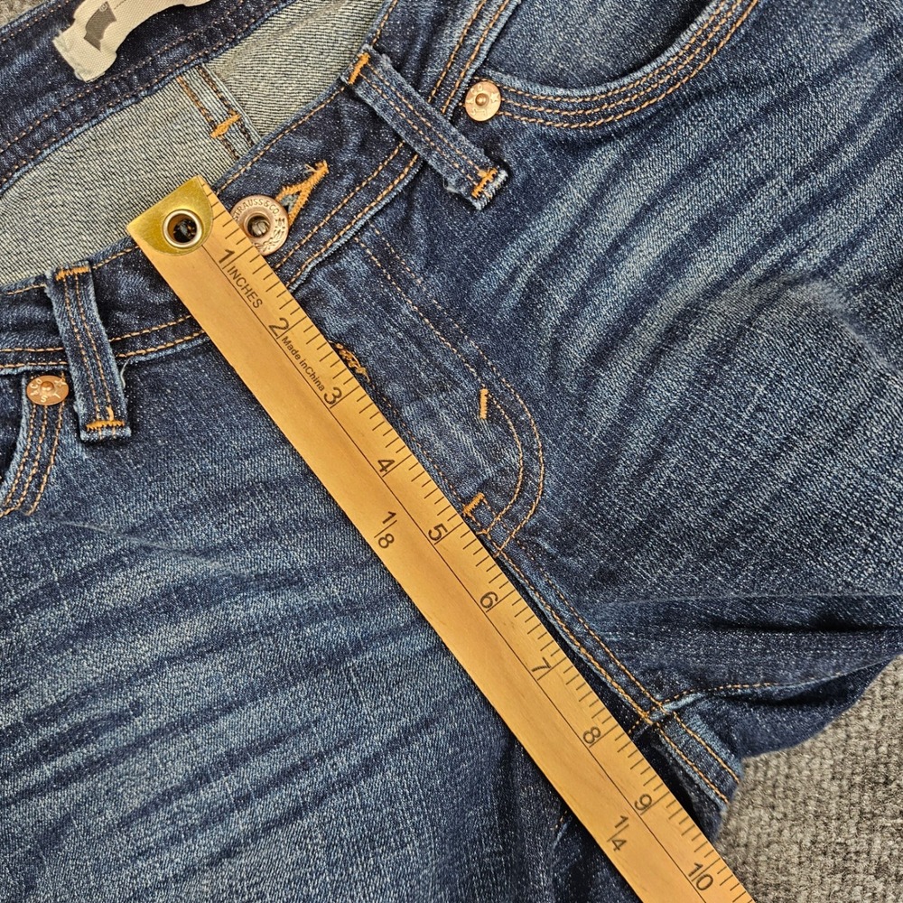 Levis 529 Curvy Straight Leg Jeans Women 6 Dark Wash Denim Mid Rise Flap Pockets - Picture 4 of 11